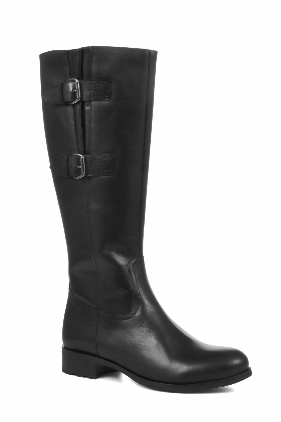 Boots * | Jones Bootmaker Black Knee High Ladies Leather Boots