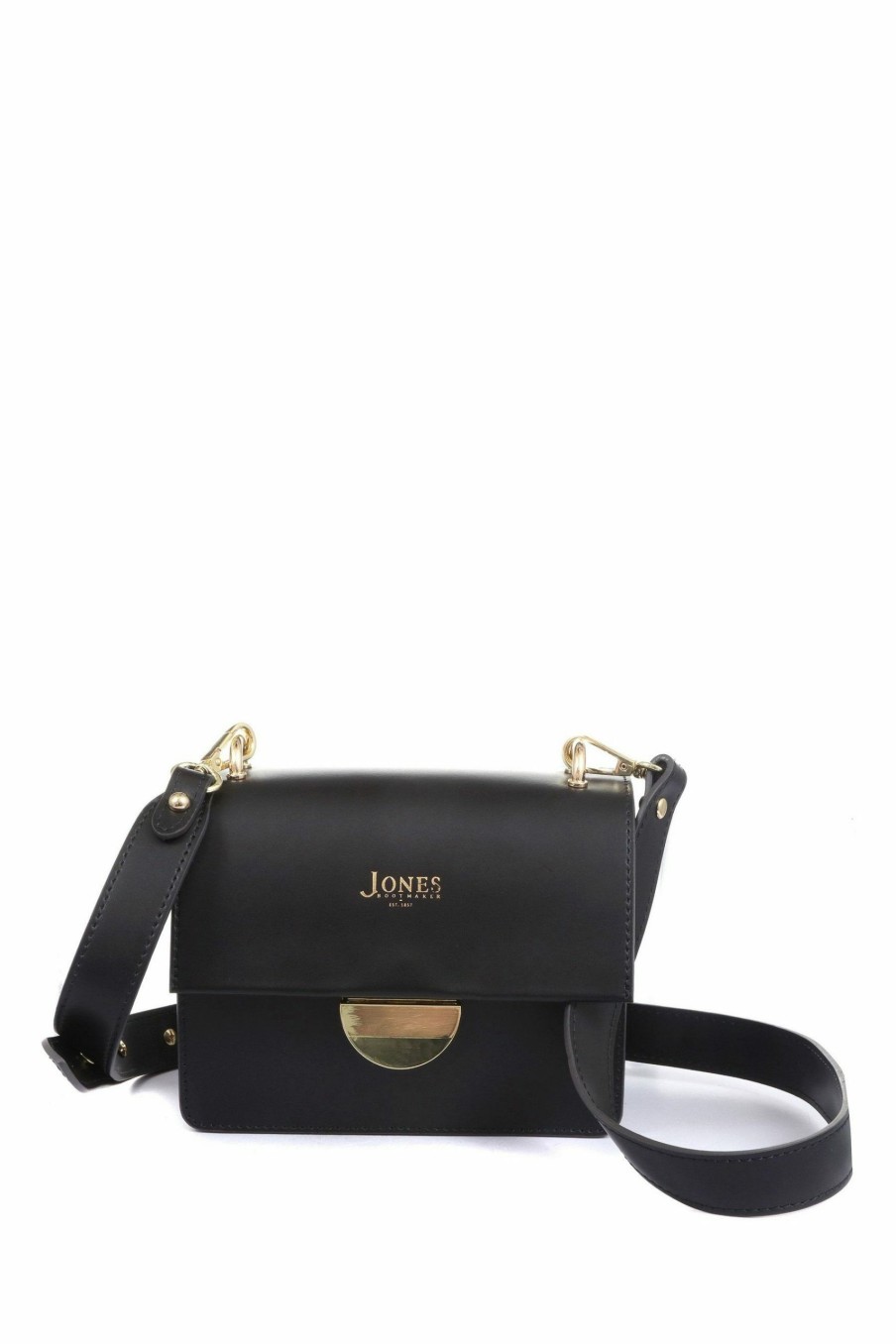 Other * | Jones Bootmaker Black Sabina Ladies Leather Cross-Body Bag