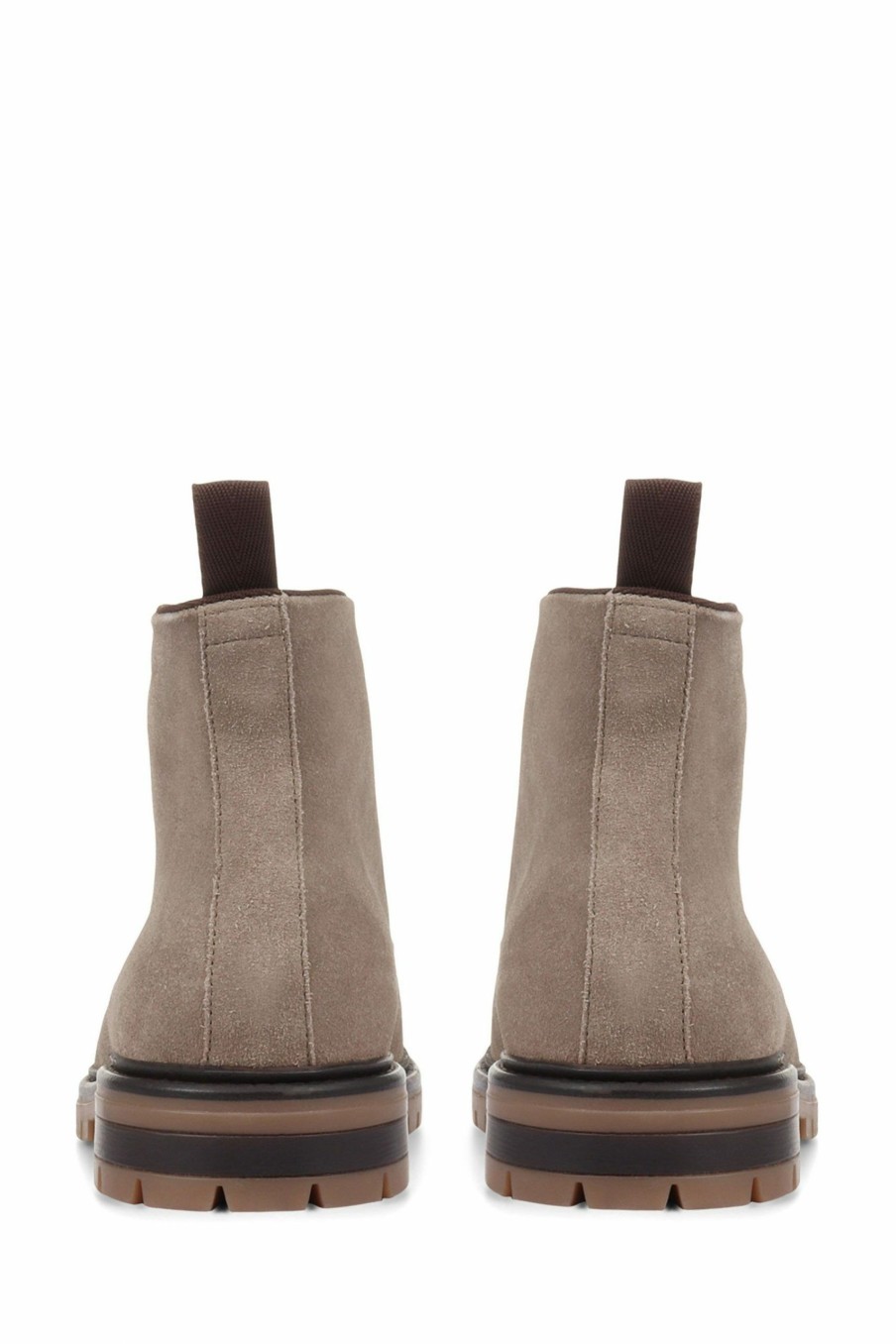 Boots * | Jones Bootmaker Grey Elba Suede Ankle Boots