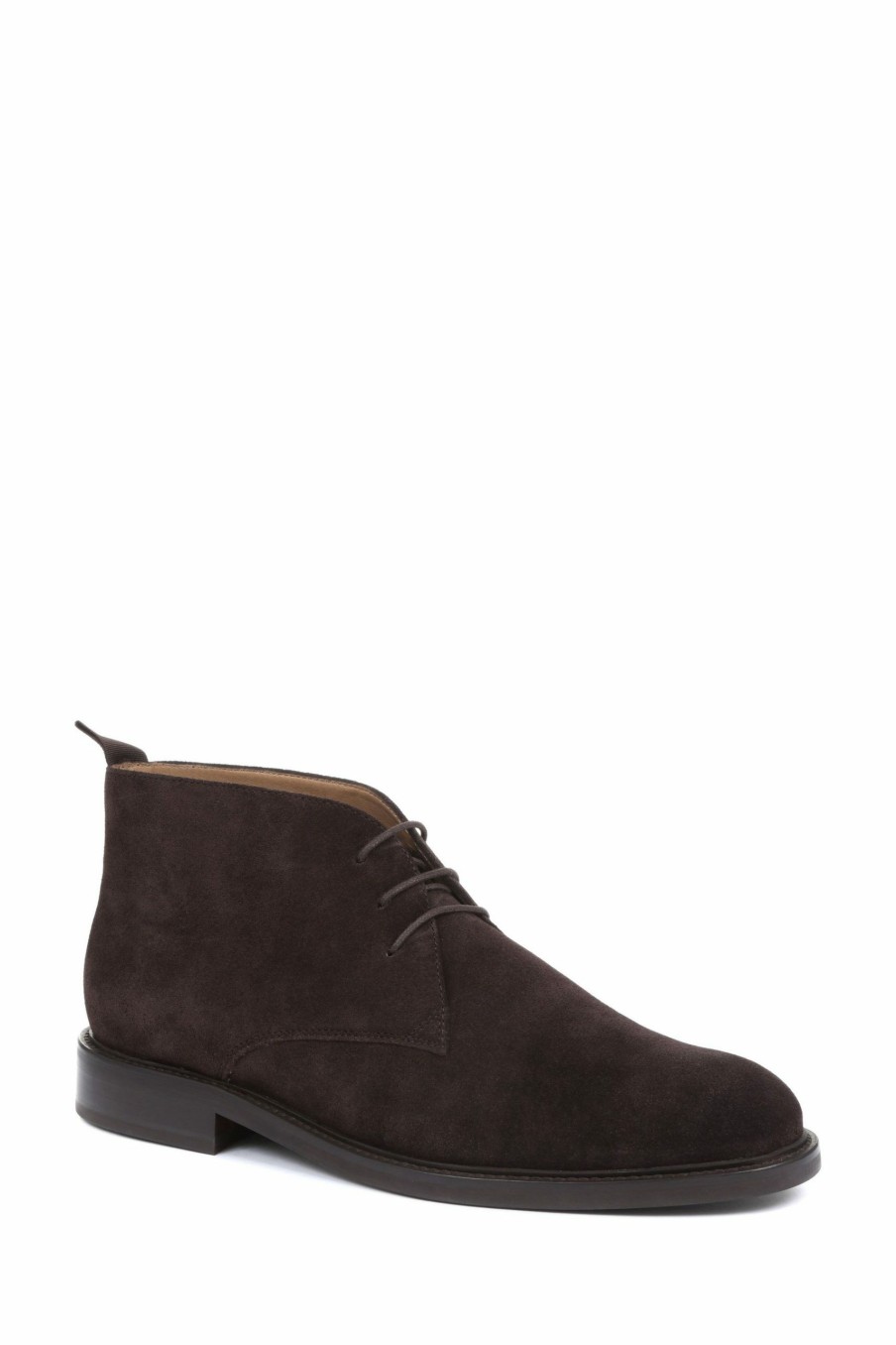 Boots * | Jones Bootmaker Brown Deacon Suede Chukka Boots