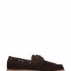 Shoes * | Jones Bootmaker Brown Putney Men'S Leather Suede Lace-Up Moccasins