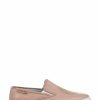 Trainers * | Jones Bootmaker Pink Aoife Ladies Leather Slip-On Trainers