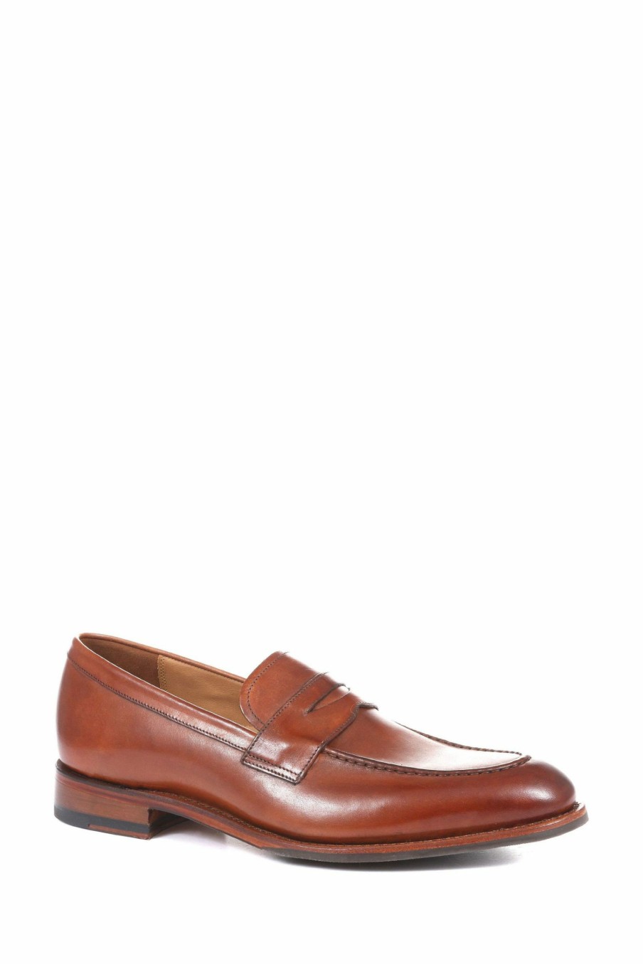 Shoes * | Loake By Jones Bootmaker Ohio Mens Natural Goodyear Welted Leather Loafers