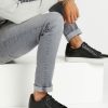 Trainers * | Jones Bootmaker Black Simon Leather Trainers