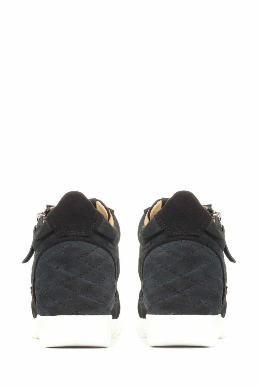 Trainers * | Jones Bootmaker Susetta Black Leather Trainers