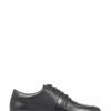 Trainers * | Jones Bootmaker Mens Black Teo Leather Trainers