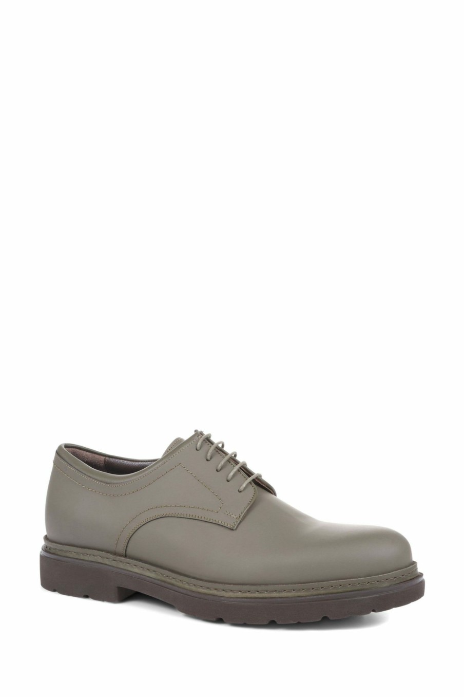 Shoes * | Jones Bootmaker Green Leyton Leather Derby Shoes