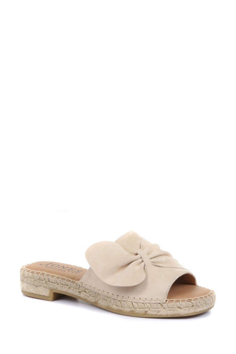 Sandals * | Jones Bootmaker Natural Alessia Ladies Mule Sandals