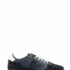 Trainers * | Jones Bootmaker Blue Theo Leather Lace-Up Trainers