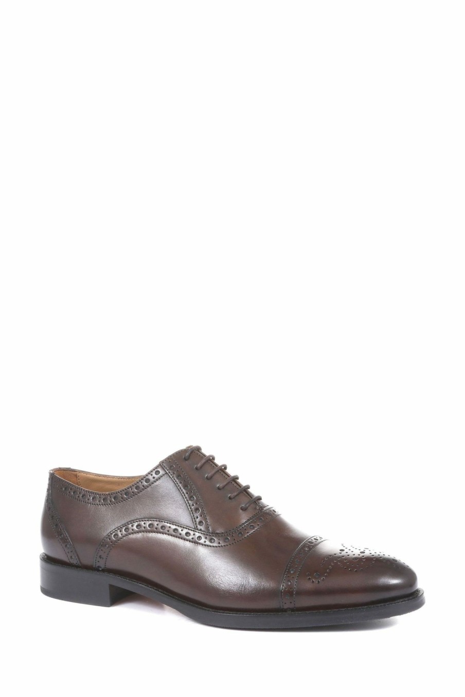 Shoes * | Jones Bootmaker Maynard Brown Leather Oxford Brogues