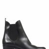 Boots * | Jones Bootmaker Women'S Black Casilda Leather Heeled Chelsea Boots