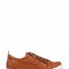 Trainers * | Jones Bootmaker Tan Mila Lace-Up Leather Trainers