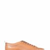 Trainers * | Jones Bootmaker Natural Southfields Lace-Up Leather Trainers