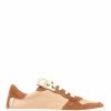 Trainers * | Jones Bootmaker Womens Brown Ashlynn Leather Lace-Up Trainers