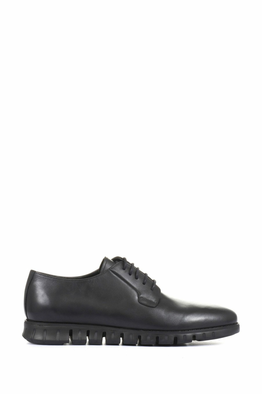 Shoes * | Jones Bootmaker Black Limestone Casual Men'S Leather Lace-Up Shoes