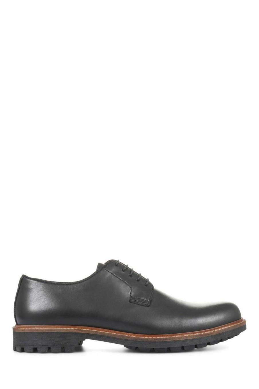 Shoes * | Jones Bootmaker Women'S Black Leicester Leather Derby Shoes