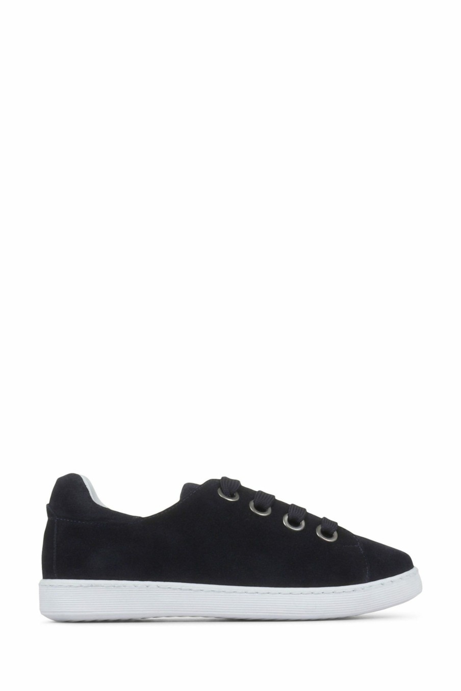 Trainers * | Jones Bootmaker Blue Bakerloo Leather Trainers