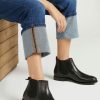 Other * | Jones Bootmaker Black Khloe Goodyear Welted Leather Ladies Chelsea Boots