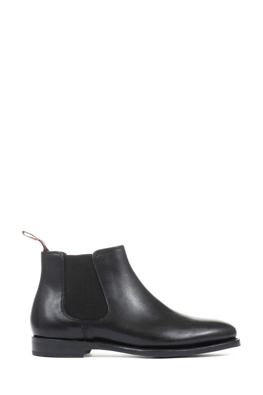 Other * | Jones Bootmaker Black Khloe Goodyear Welted Leather Ladies Chelsea Boots