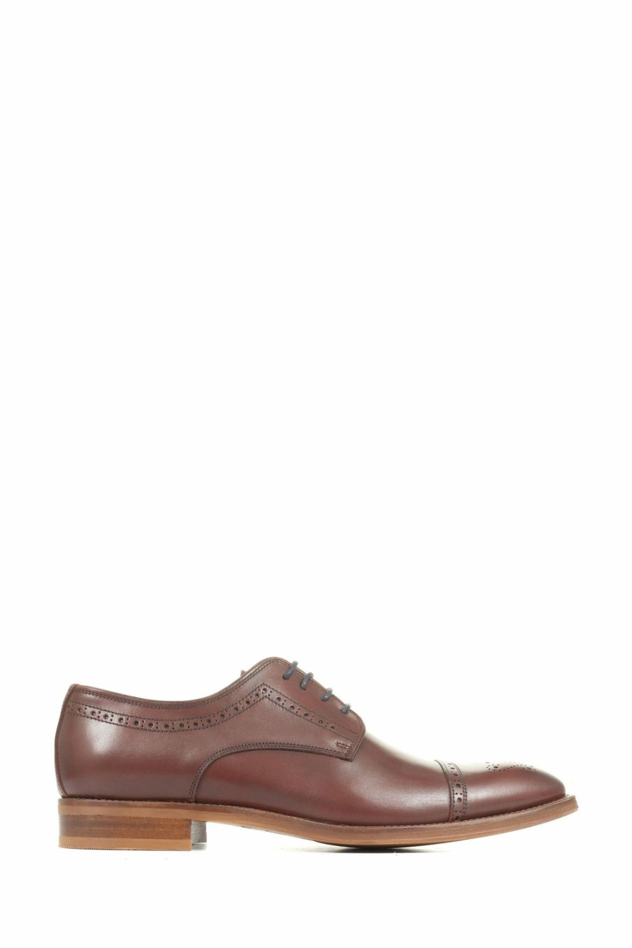 Shoes * | Jones Bootmaker Red Chino Leather Derby Brogues