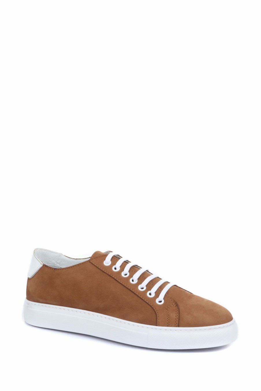 Trainers * | Jones Bootmaker Tan Brown Shrike Unlined Leather Trainers