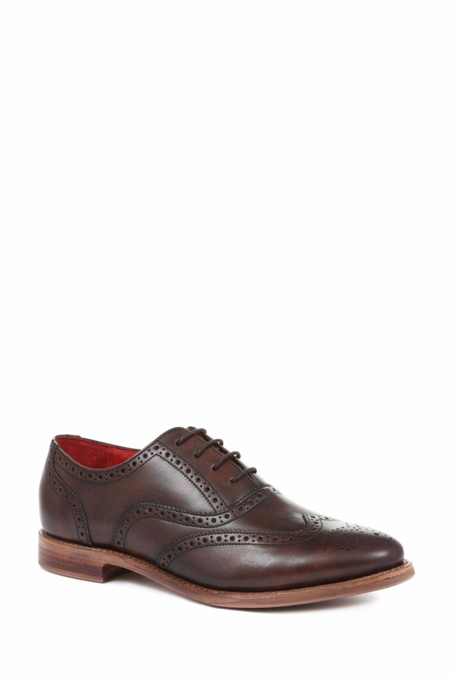 Shoes * | Jones Bootmaker Brown Vivienne Goodyear Welted Ladies Brogues