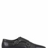 Trainers * | Jones Bootmaker Mens Black Sloane Square Leather Trainers