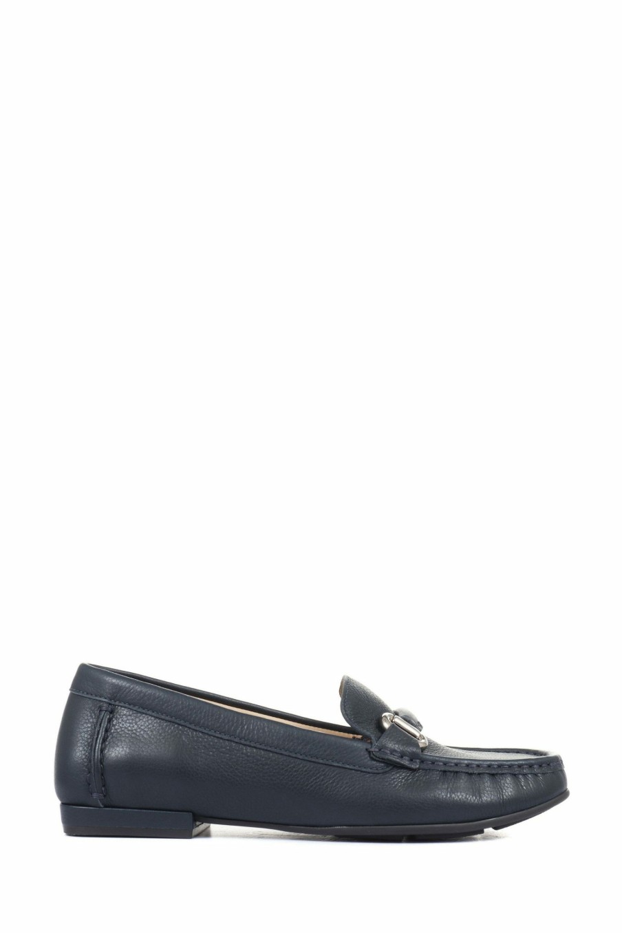 Other * | Jones Bootmaker Blue 24-7 Gabriela Leather Wide Fit Loafers