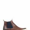 Boots * | Jones Bootmaker Brown Emirates Leather Chelsea Boots