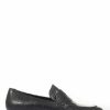 Shoes * | Jones Bootmaker Black Chiswick Leather Ladies Penny Loafers