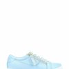 Trainers * | Jones Bootmaker Blue Padova Leather Lace-Up Trainers