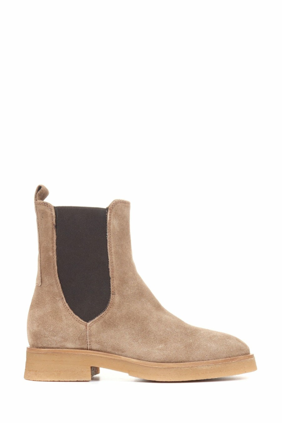 Boots * | Jones Bootmaker Cream Delia Leather Chelsea Boots