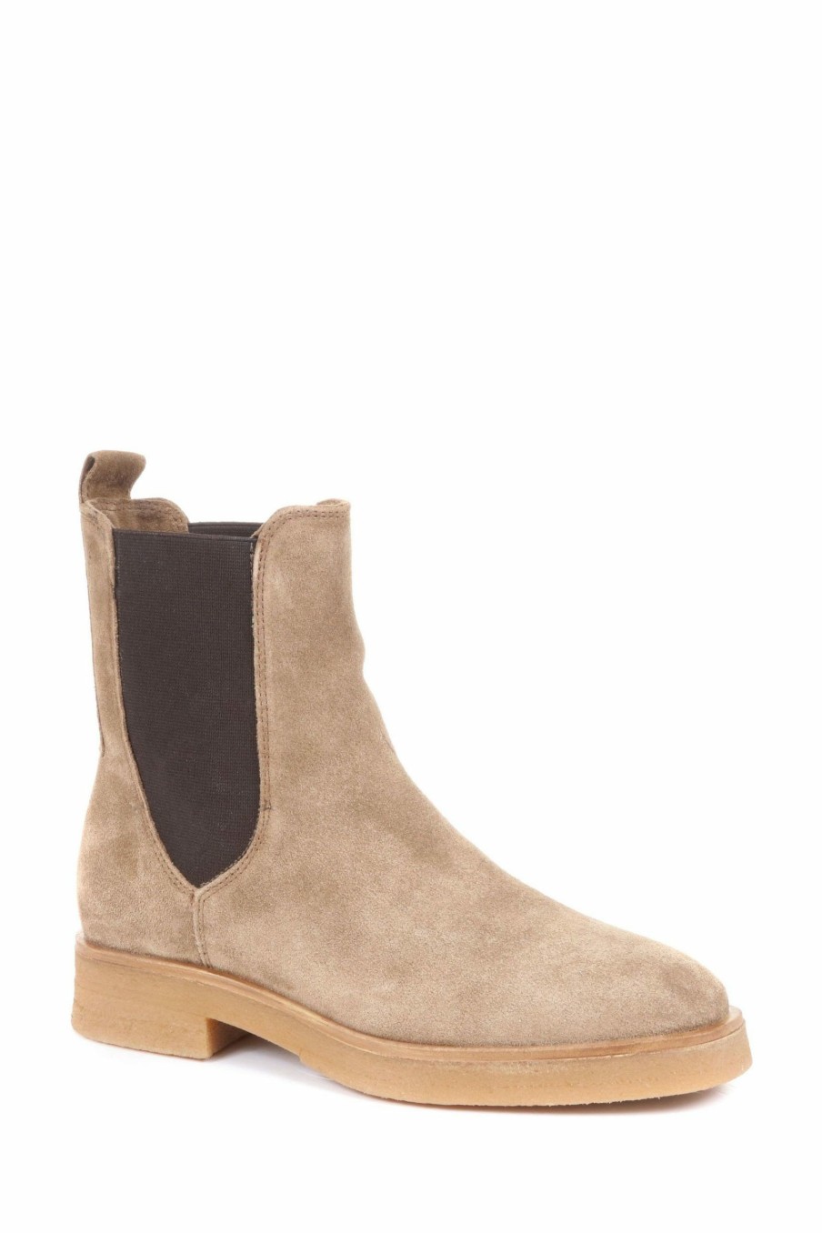 Boots * | Jones Bootmaker Cream Delia Leather Chelsea Boots