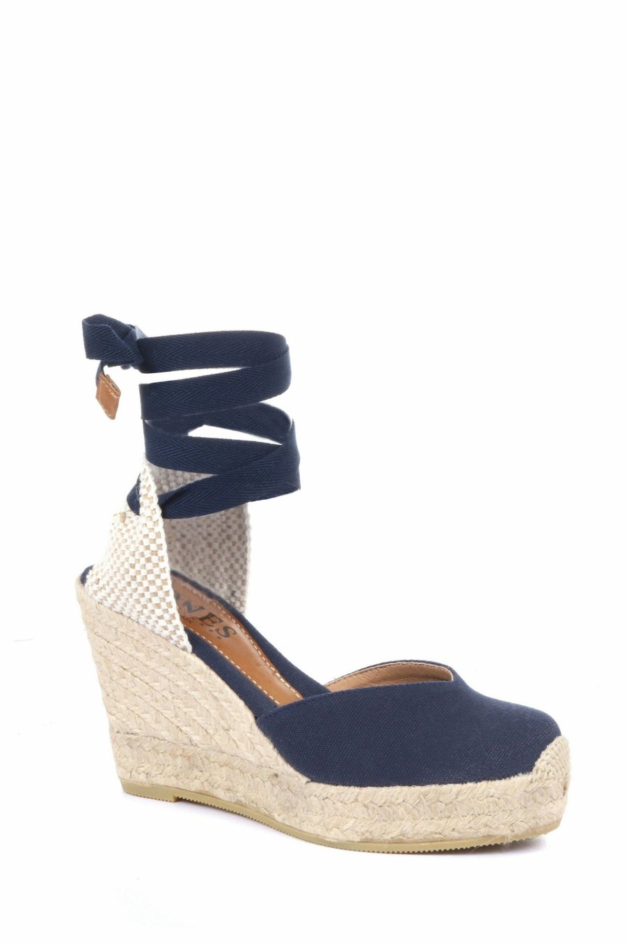 Shoes * | Jones Bootmaker Ladies Alyssa Wedge Espadrilles