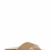 Sandals * | Jones Bootmaker Tan Brown Lacy Suede Mules