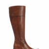 Boots * | Jones Bootmaker Tan Ladies Leather Knee High Natural Boots