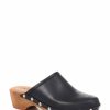 Sandals * | Jones Bootmaker Black Bronx Ladies Leather Clogs