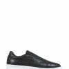 Trainers * | Jones Bootmaker Grenwich Black Platform Leather Trainers