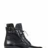 Boots * | Jones Bootmaker Sorrento Patent Leather Ladies Combat Boots