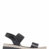 Sandals * | Jones Bootmaker Black Cory Chunky Platform Sandals