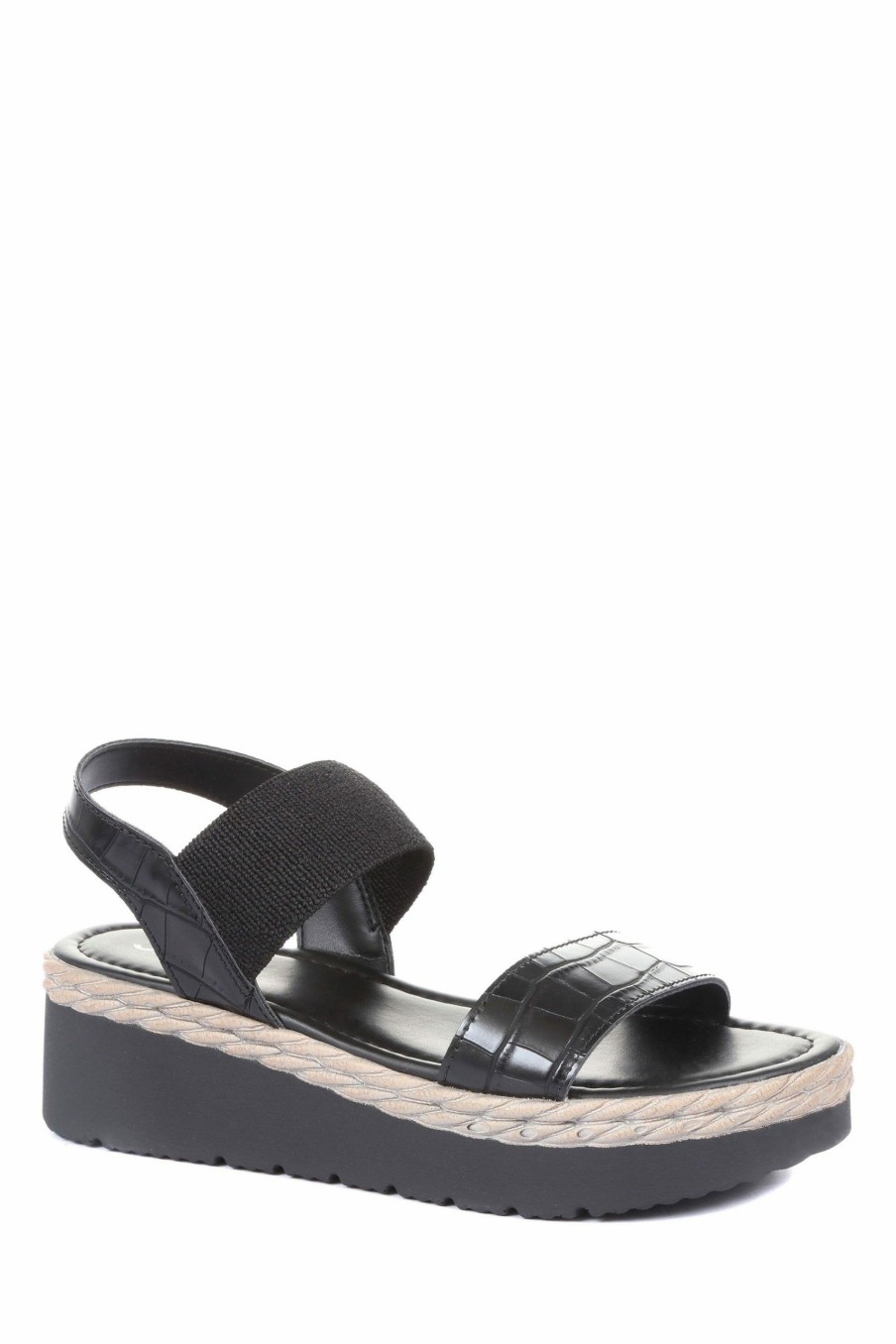 Sandals * | Jones Bootmaker Black Cory Chunky Platform Sandals