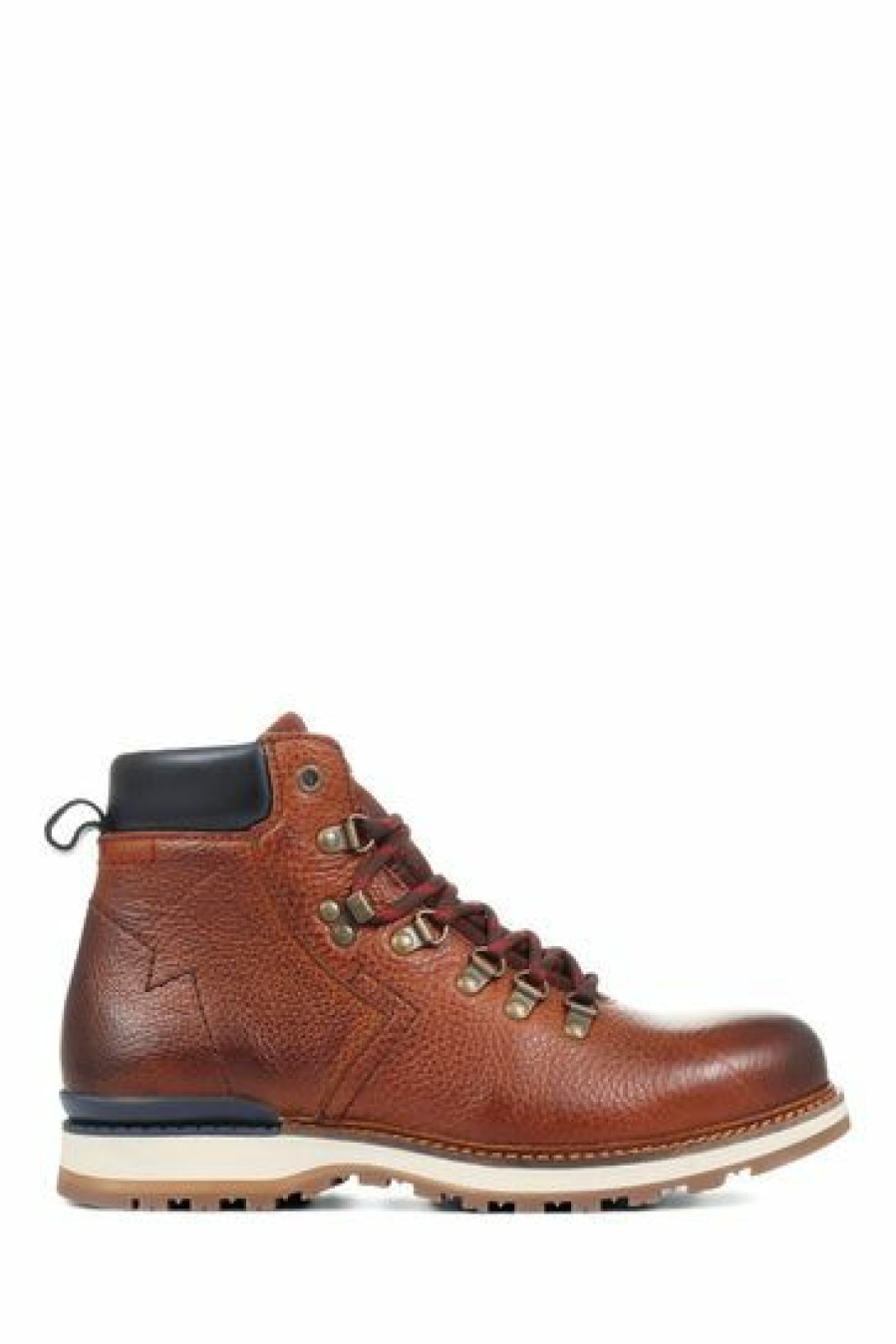 Boots * | Jones Bootmaker Mens Brown Timothy Leather Hiking Boots