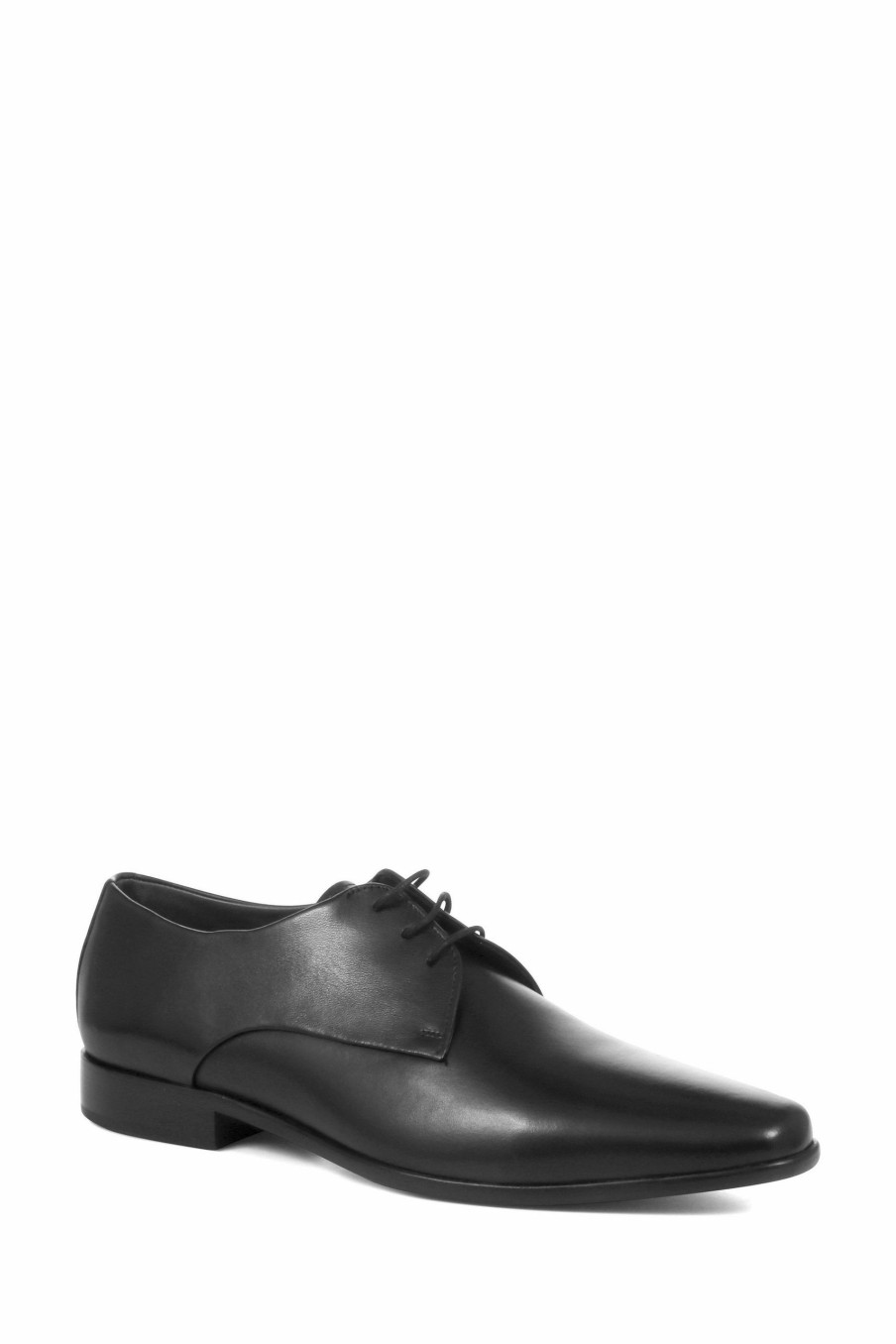 Shoes * | Jones Bootmaker Black Dallas Leather Derby Shoes