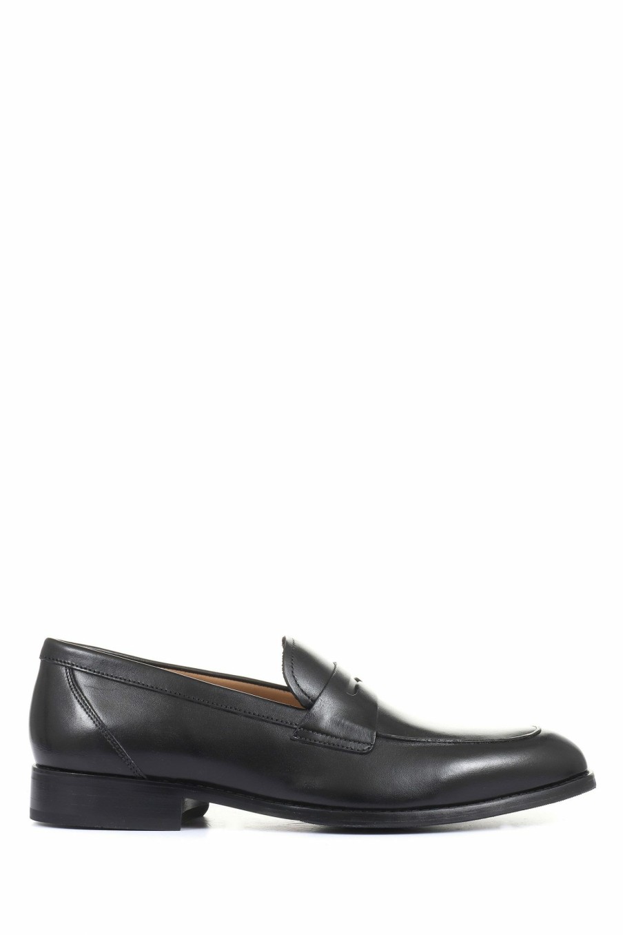 Shoes * | Jones Bootmaker Brown James Men'S Leather Penny Loafers