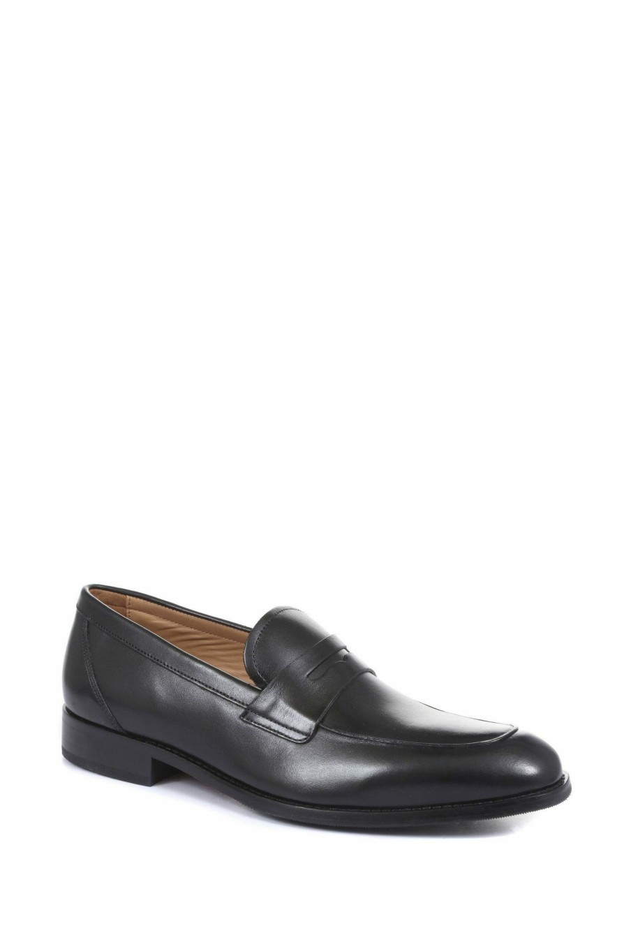 Shoes * | Jones Bootmaker Brown James Men'S Leather Penny Loafers