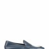 Shoes * | Jones Bootmaker Blue King Bird Leather Ladies Penny Loafers