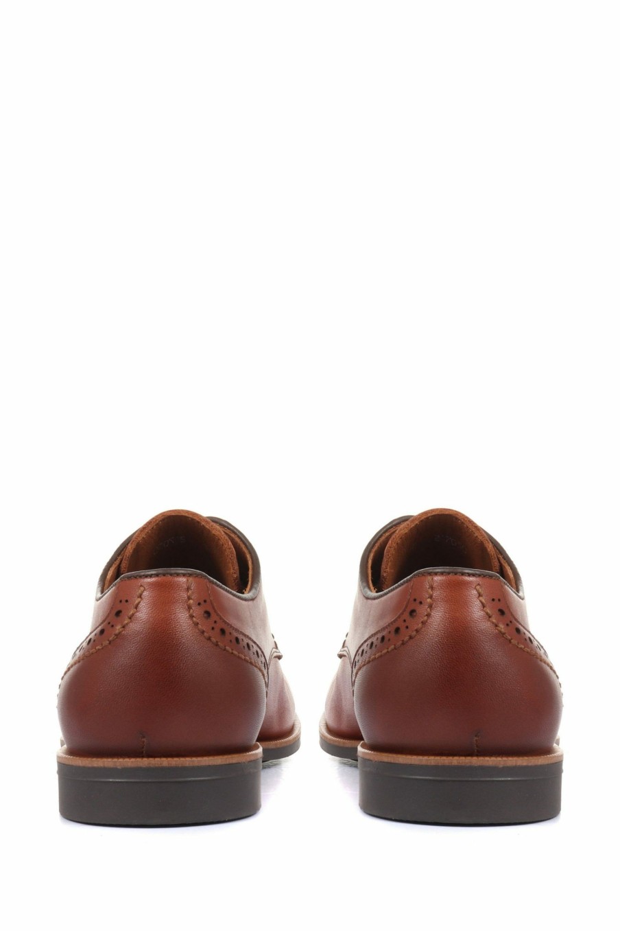 Shoes * | Jones Bootmaker Tan Brown Luca Flexible Leather Derby Shoes