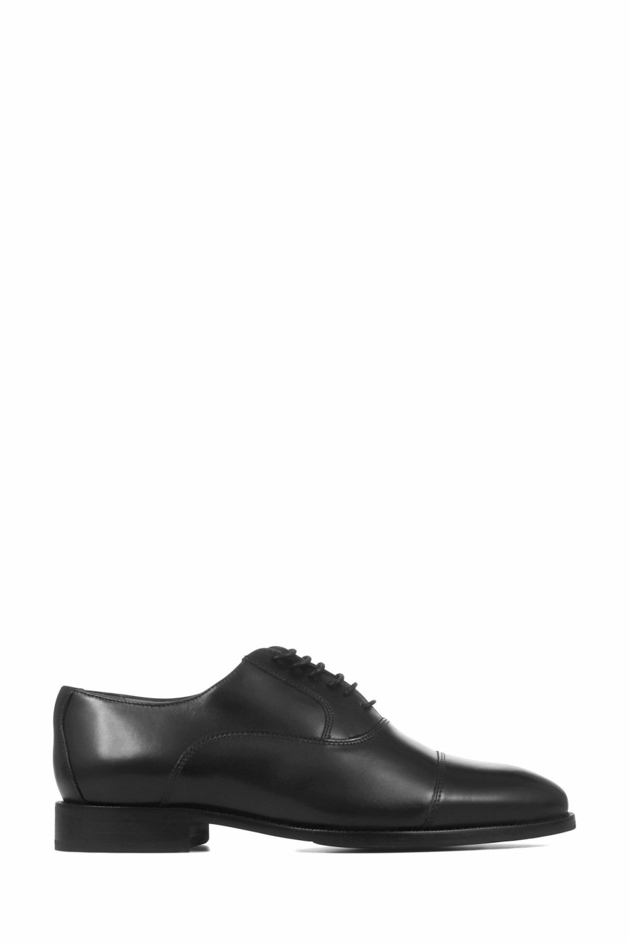 Shoes * | Jones Bootmaker Black Matthew Wide Fit Oxford Men'S Shoes