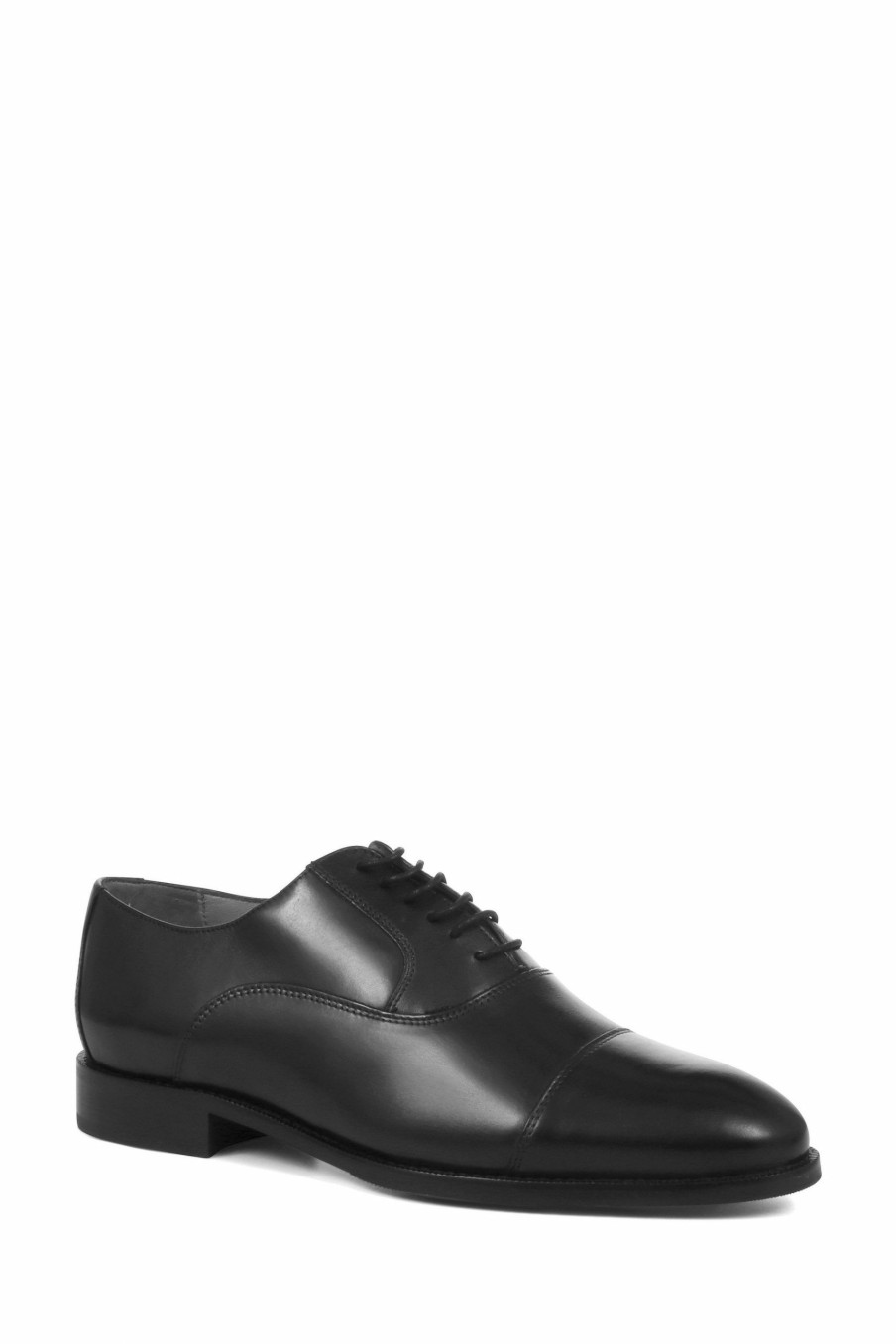 Shoes * | Jones Bootmaker Black Matthew Wide Fit Oxford Men'S Shoes