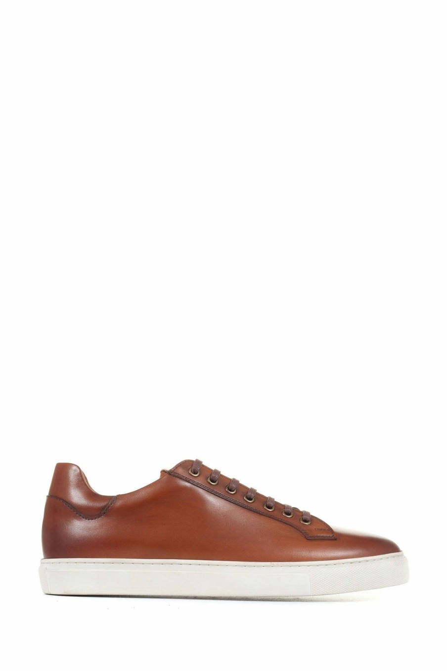 Trainers * | Jones Bootmaker Simon Tan Brown Leather Derby Shoes